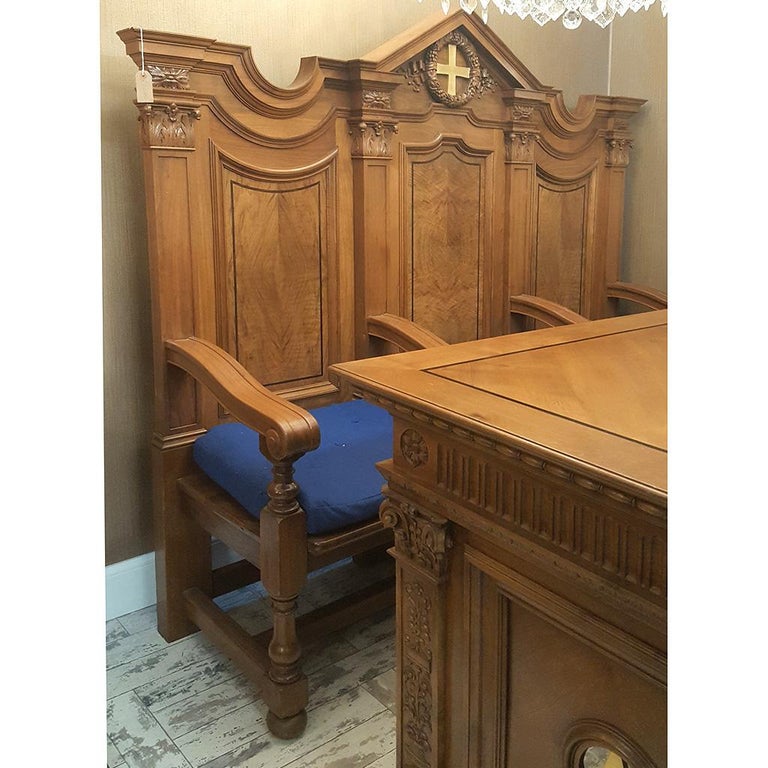 Celebrant Chairs Communion Table From A Scottish Church