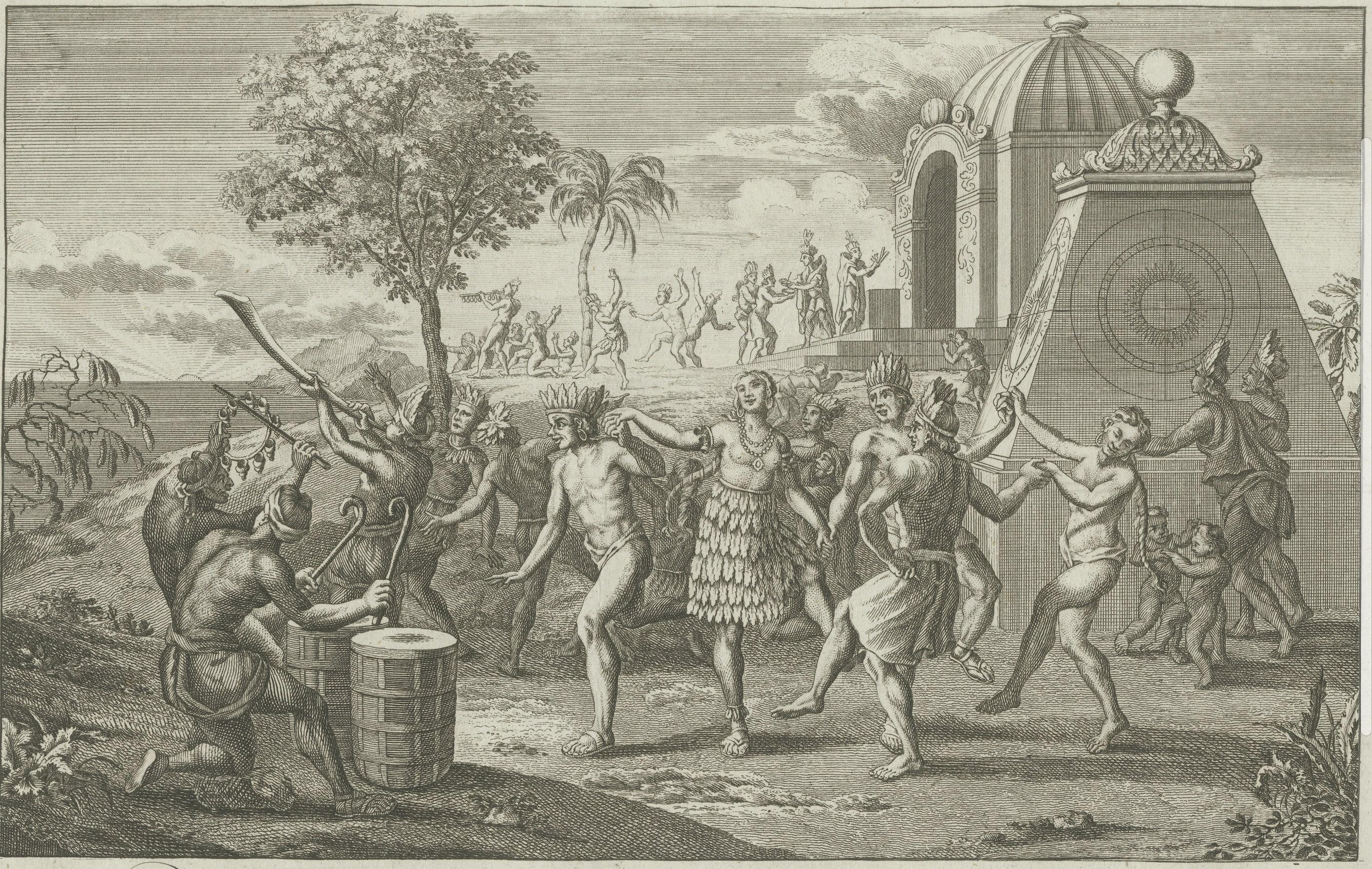 Engraved Celebration and Ritual: Engraving of Mexican Festivities in the Age of Discovery For Sale