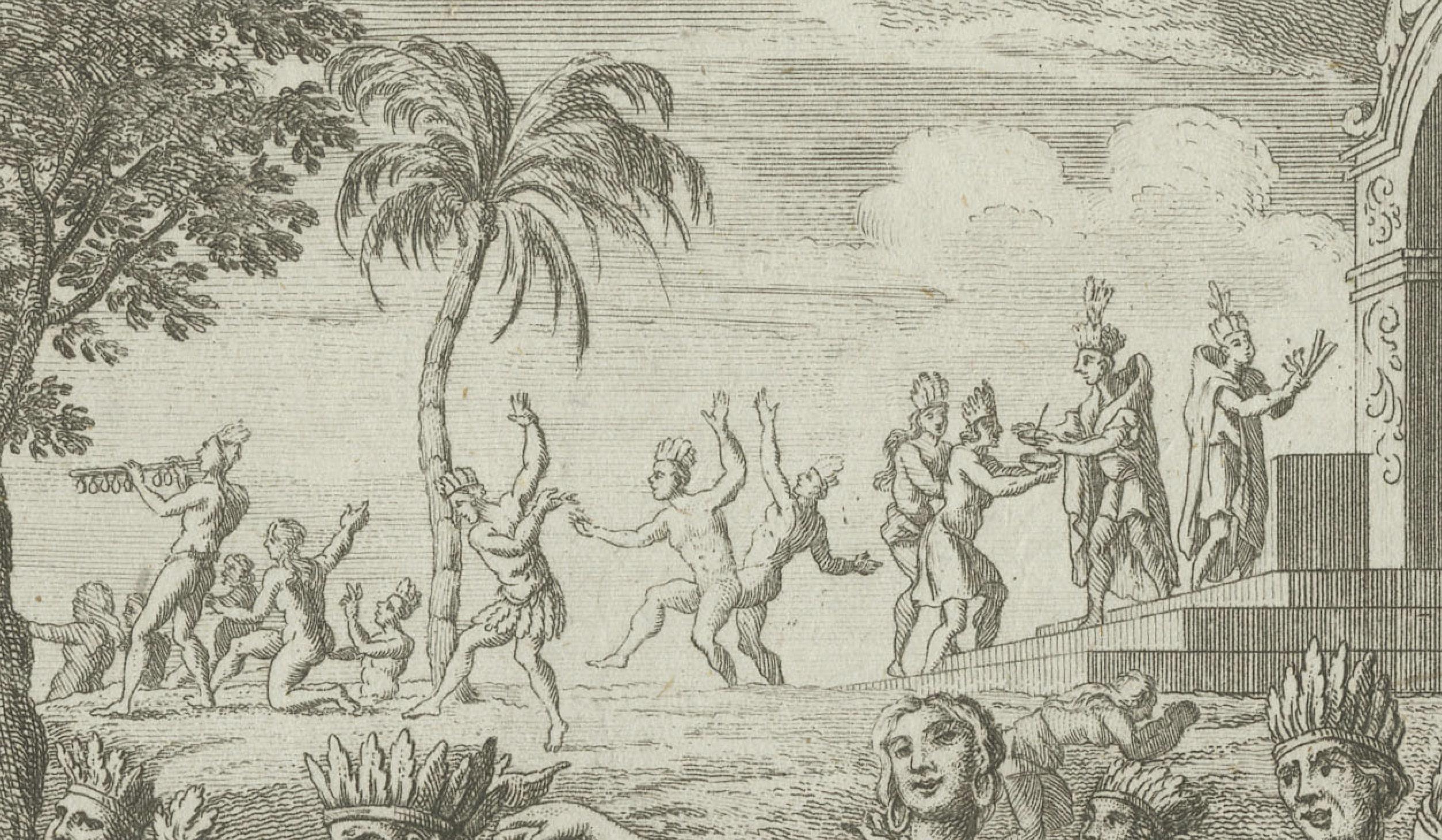 Celebration and Ritual: Engraving of Mexican Festivities in the Age of Discovery In Good Condition For Sale In Langweer, NL