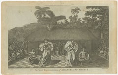Celebration of Tahitian Culture: Traditional Dance at Otaheite, circa 1785