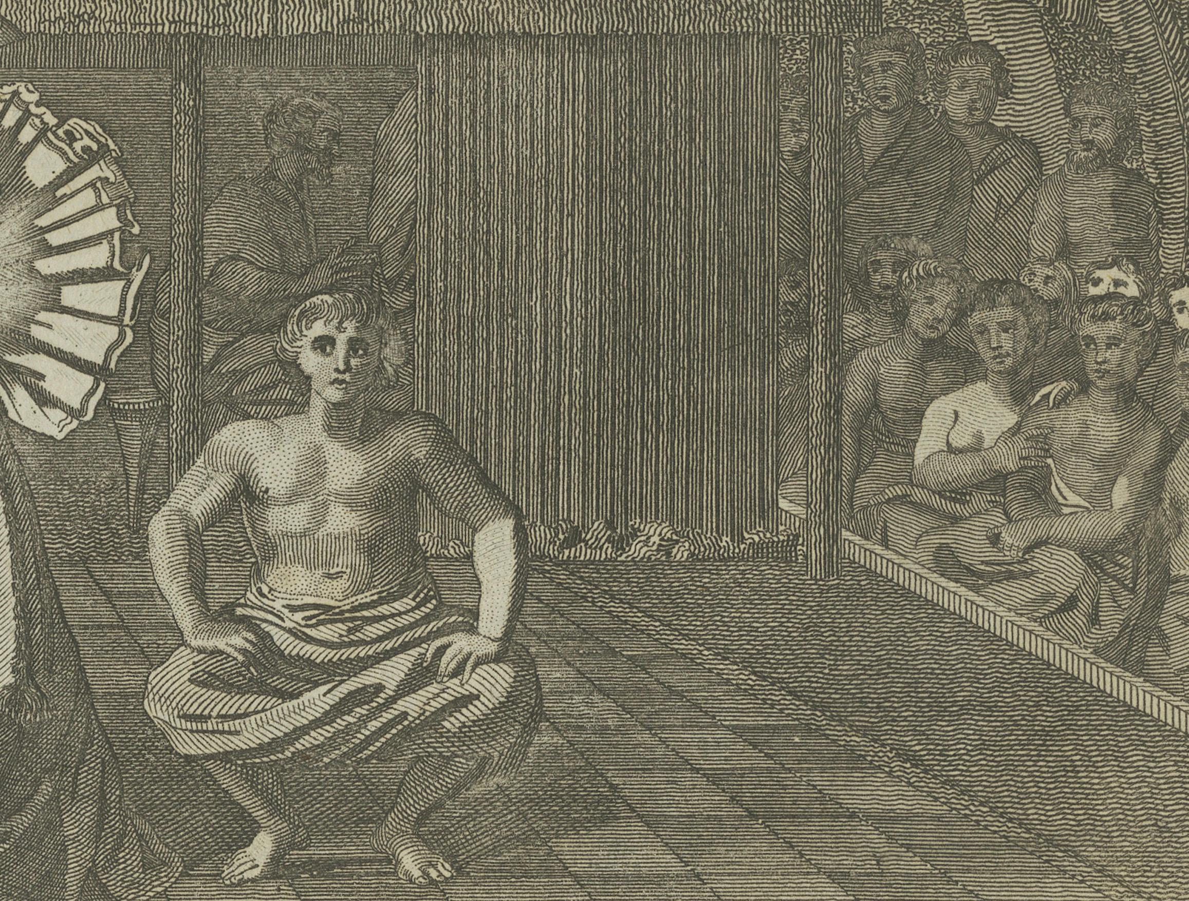 Feier der tahitianischen Kultur: Traditioneller Tanz in Otaheite, um 1785 (Graviert) im Angebot
