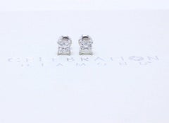 Celebration Princess Diamant-Ohrstecker 0,98 TCW 18K Weißgold mit Zertifikat