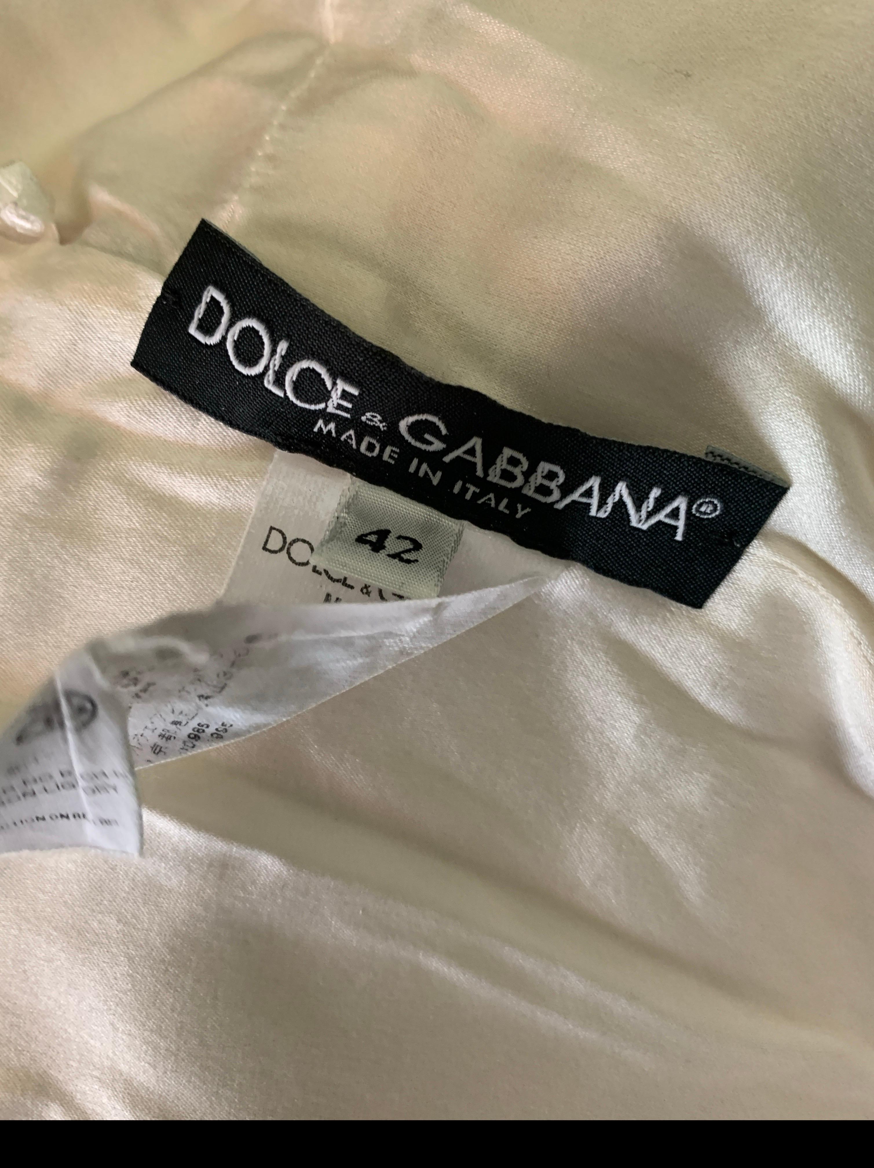 Celebrity Owned Dolce And Gabbana Floral Silk Iconic 