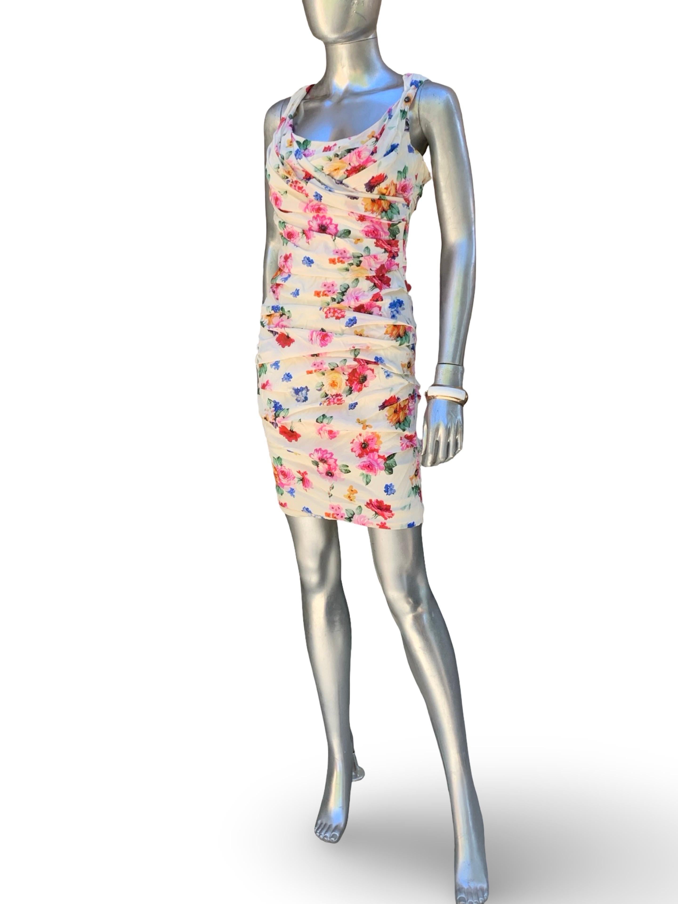 Celebrity Owned Dolce And Gabbana Floral Silk Iconic 