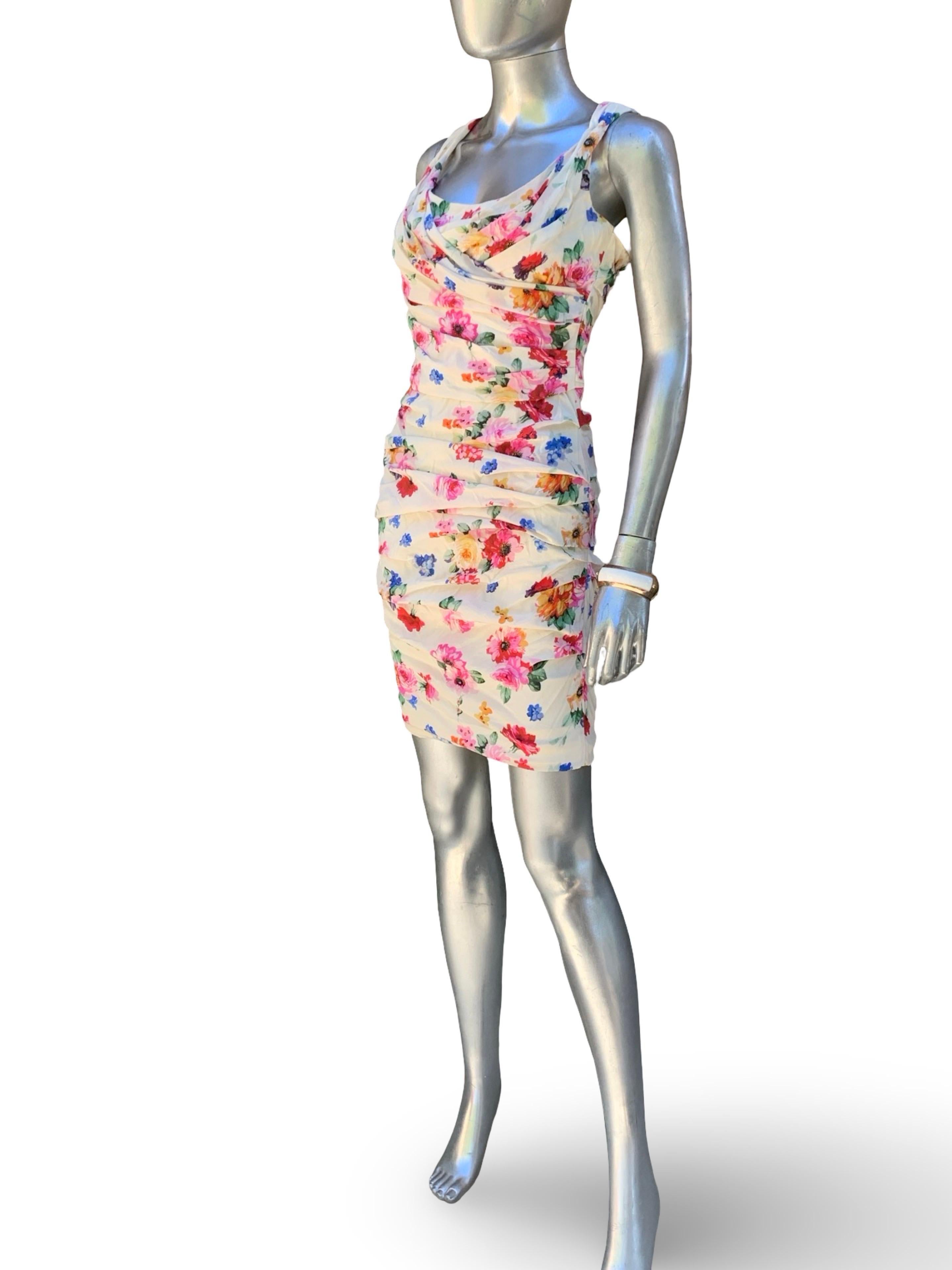 Celebrity Owned Dolce And Gabbana Floral Silk Iconic 