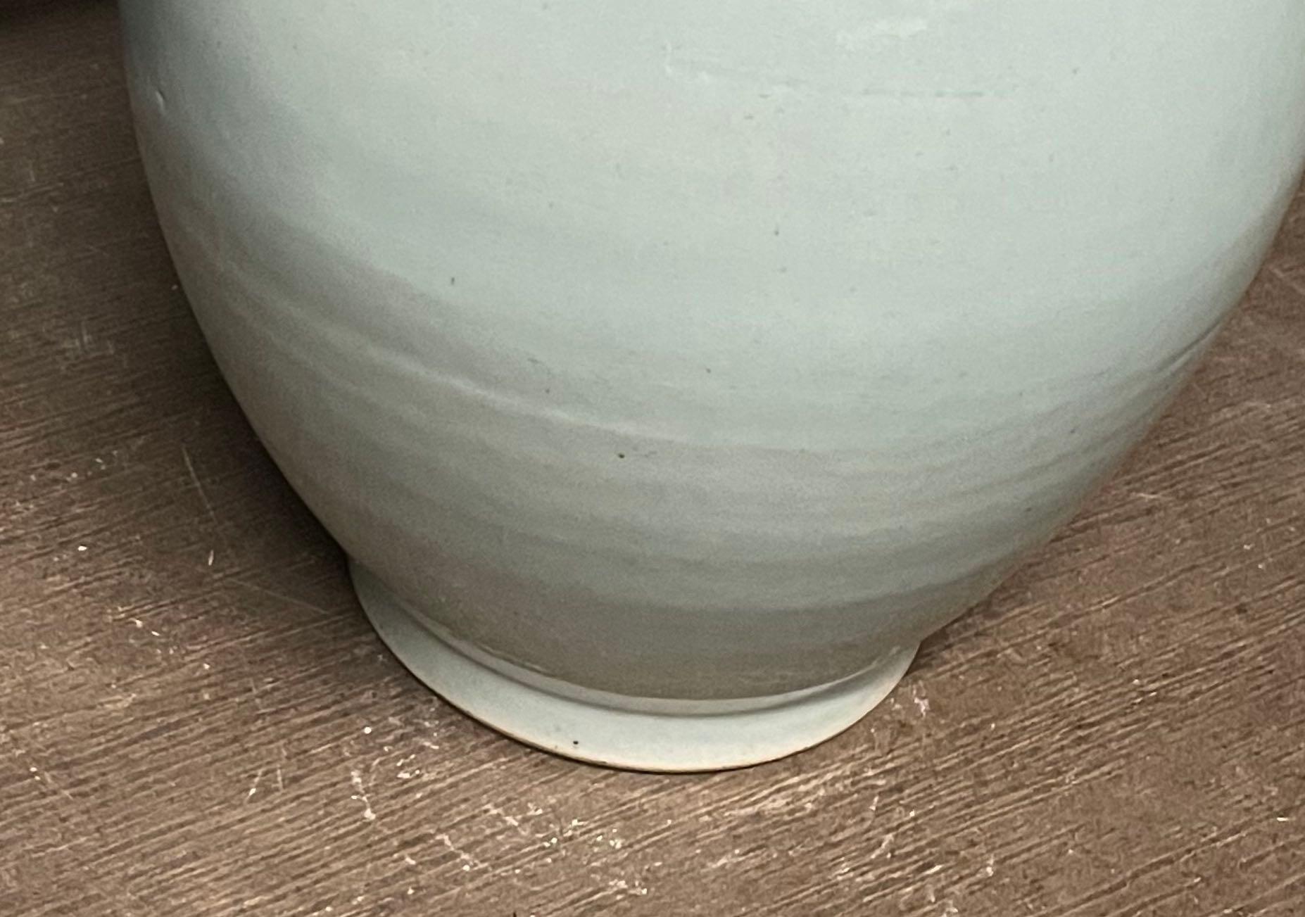 Chinese Celedon Glazed Vase, China, Contemporary For Sale
