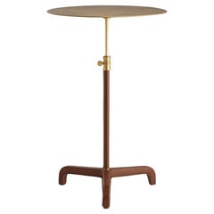 Celerie Kemble for Arteriors Addison Large Accent Table in Brown Leather