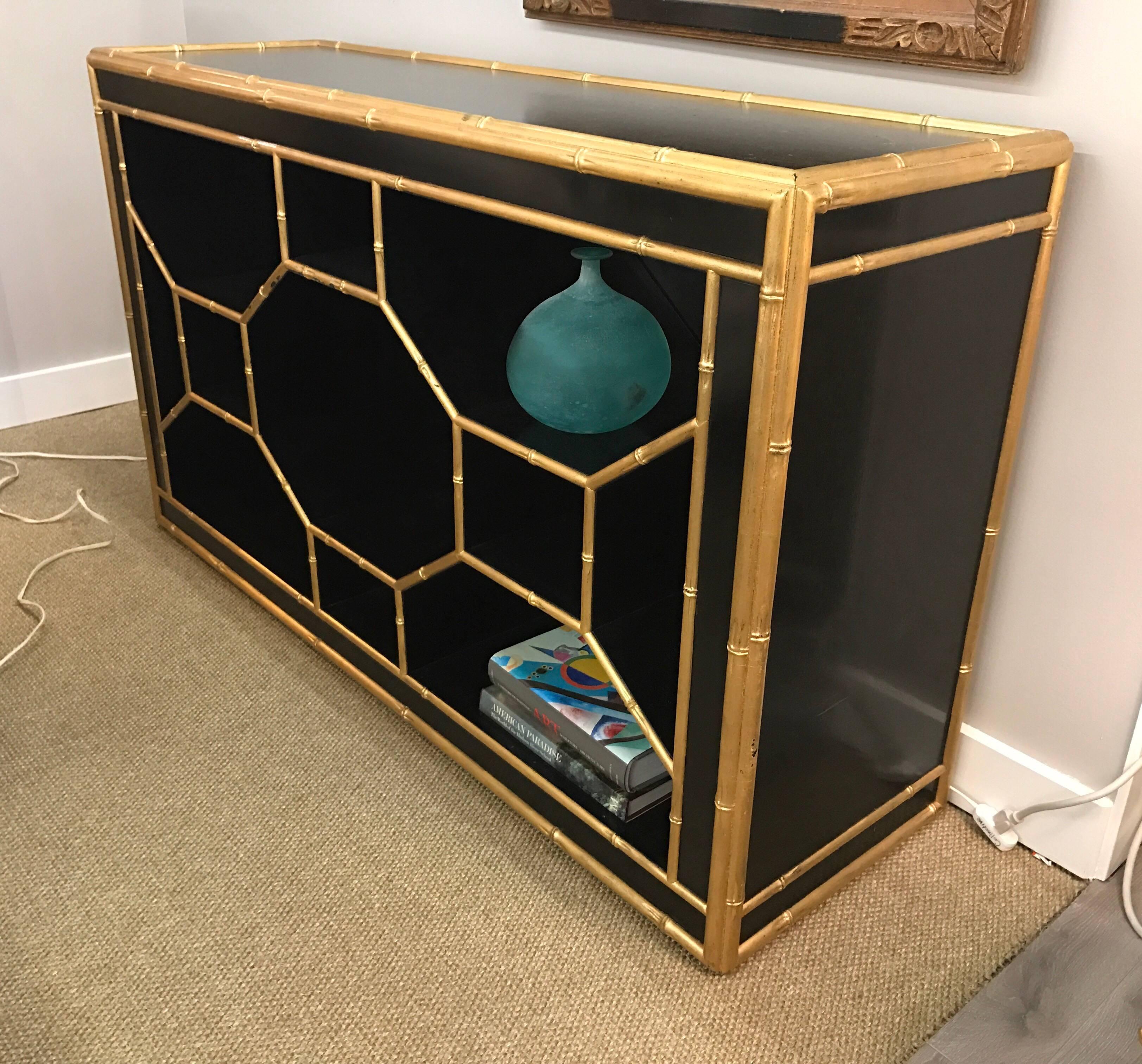 black and gold bar table