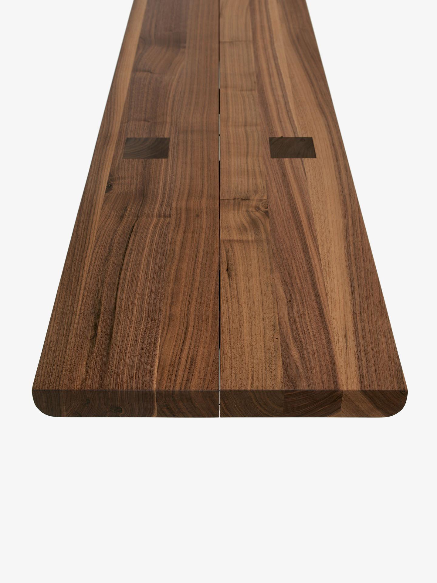XXI secolo e contemporaneo Panchina Celerina in legno massiccio, Design/One di Matteo Thun, Made in Italy in vendita