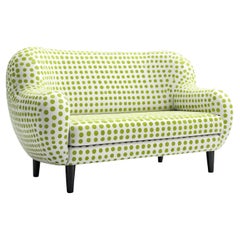 Celery Polkadot Lounge Chair