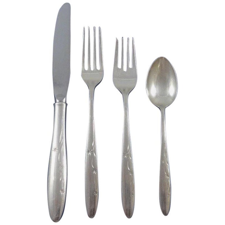 Celeste by Gorham Sterling Silver Cutlery Set for 12 Service 55 Pieces