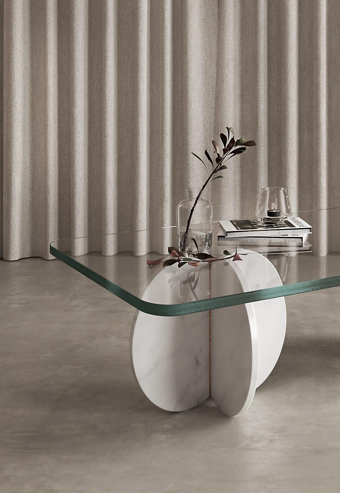 Postmoderne Table basse Céleste par Studio Uwe Gaertner en vente