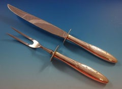 Celeste Gorham Sterling Silver Flatware Set 8 Service 61 pcs Mid Century Modern