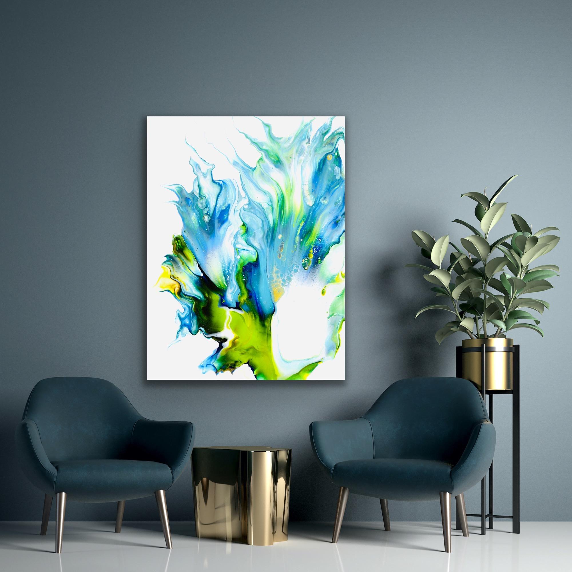 Abstract Contemporary Painting, Celeste Reiter, Signed Limited Edition Giclee’ 6