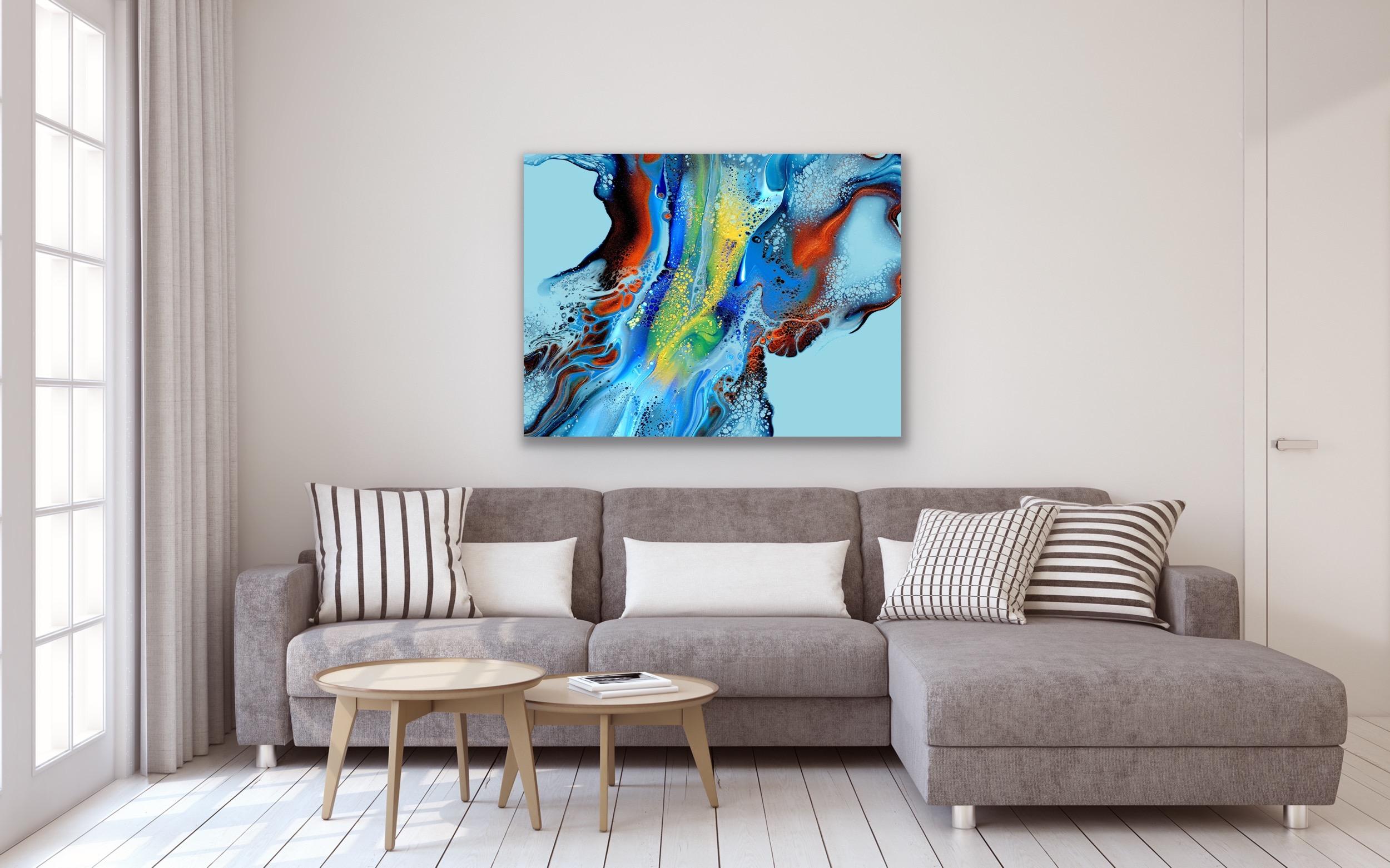 Signed Limited Edition Print, Modern Contemporary Abstract, by Celeste Reiter For Sale 1