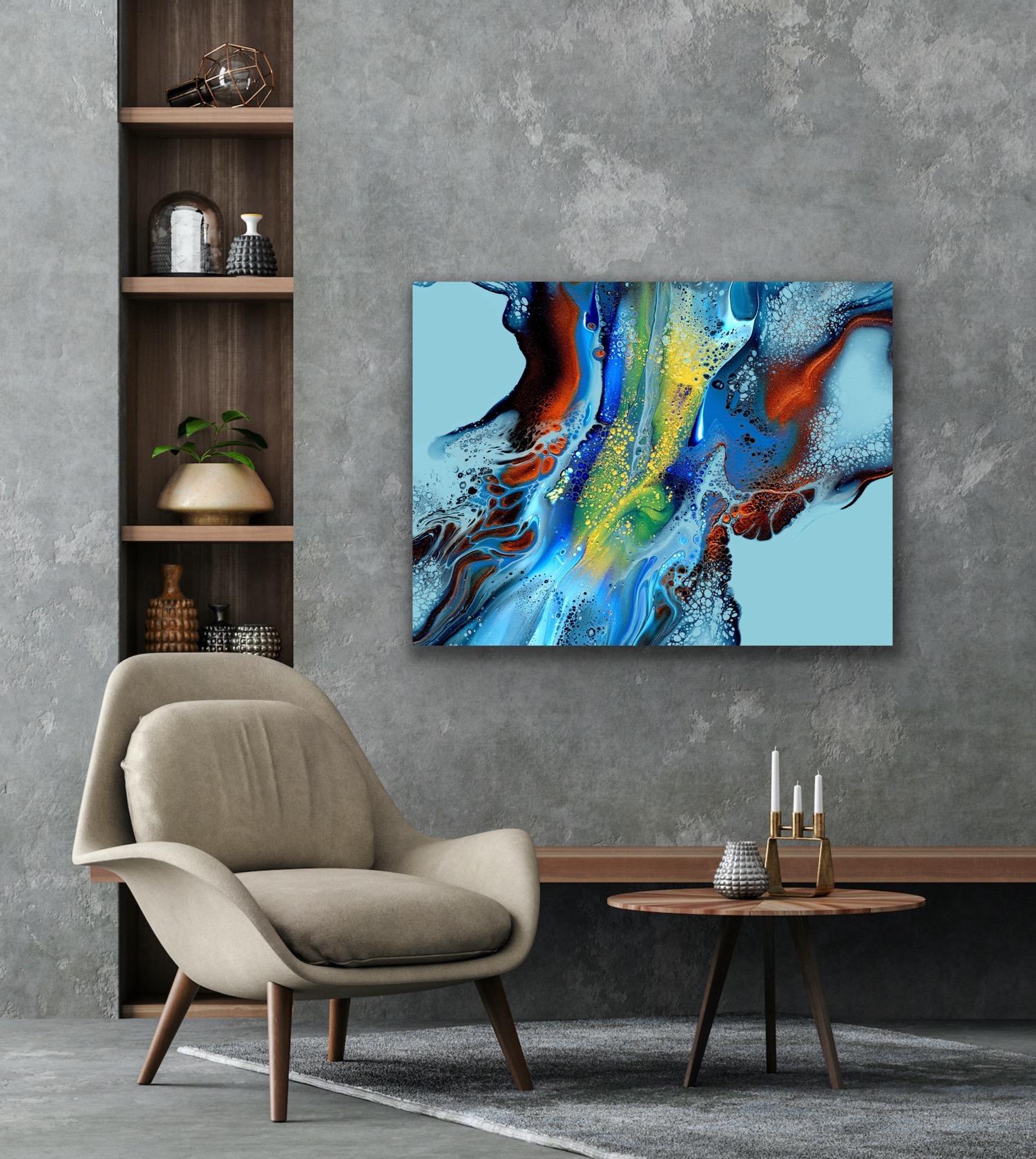 Signed Limited Edition Print, Modern Contemporary Abstract, by Celeste Reiter For Sale 3