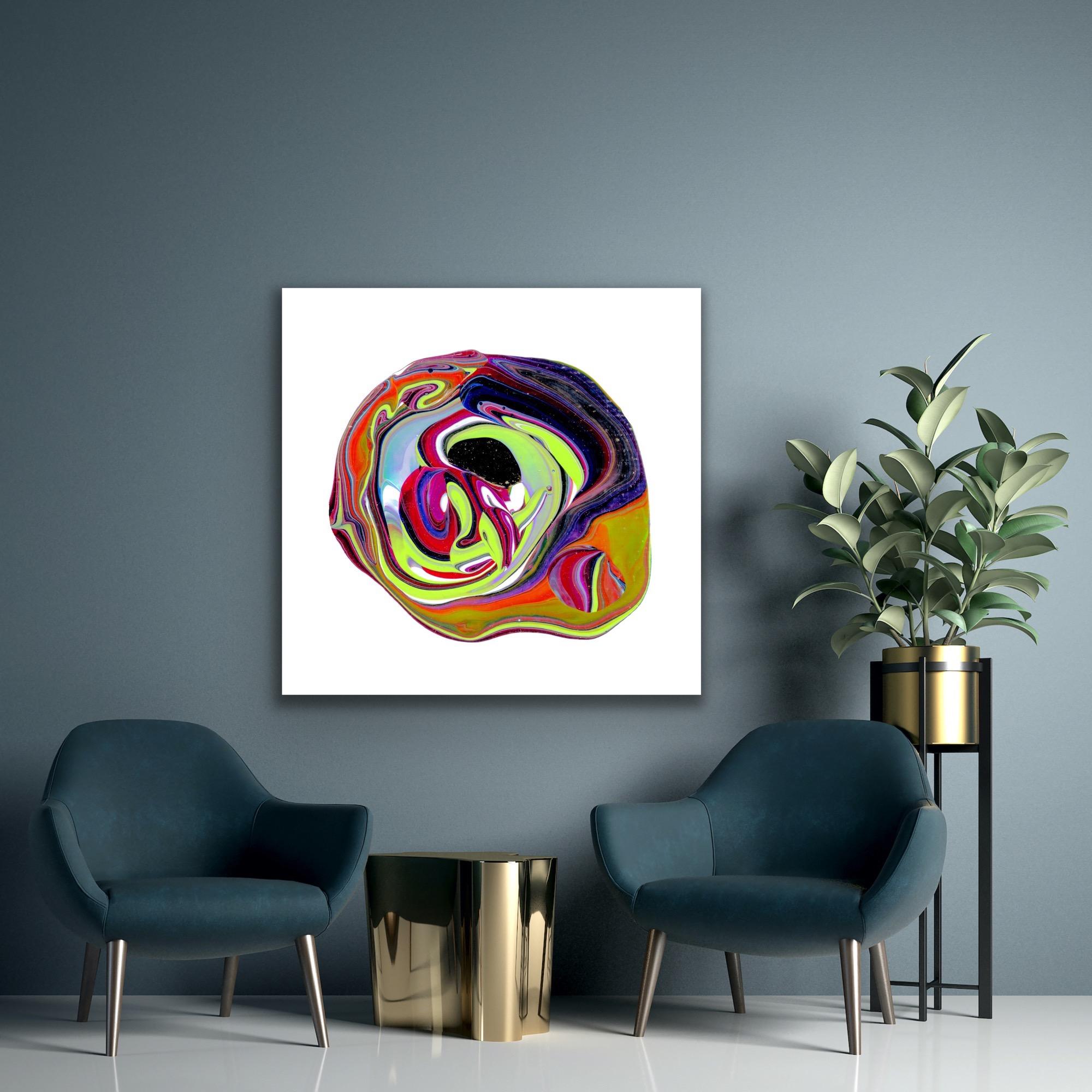 Abstract Contemporary Print, Modern Giclee, Limited Edition, Signed by artist. For Sale 3