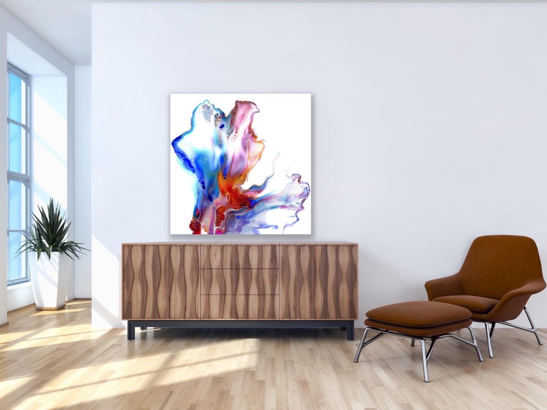 Contemporary Modern Abstract Fluid Art Giclee Print, LE Signed by Celeste Reiter For Sale 3