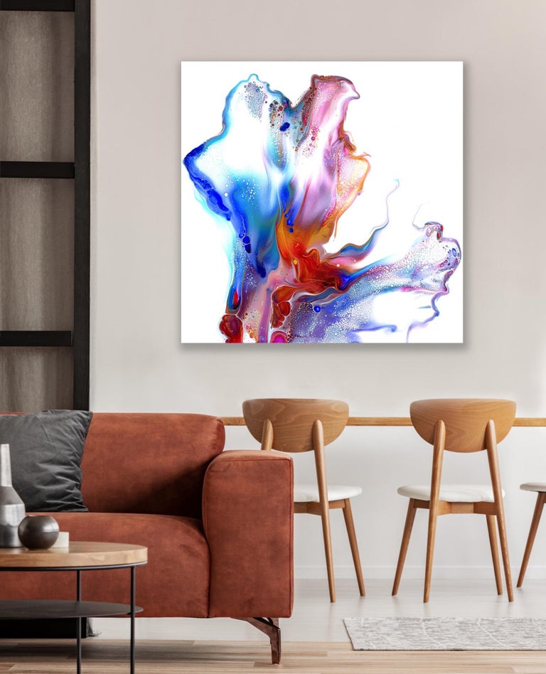 Contemporary Modern Abstract Fluid Art Giclee Print, LE Signed by Celeste Reiter For Sale 4