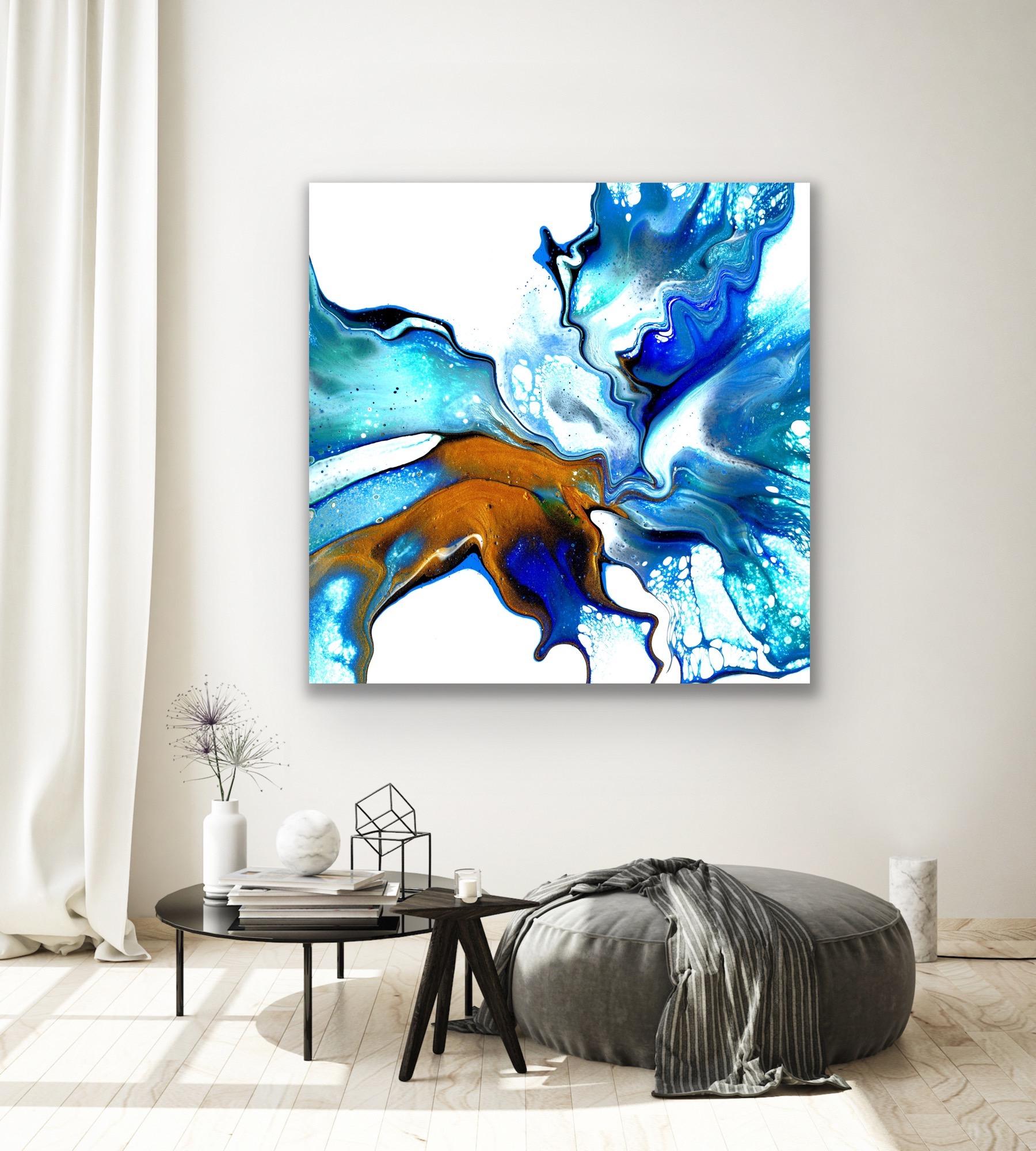 Abstract Modern Painting, Contemporary Large Giclee Print, LE Signed by Artist. 3