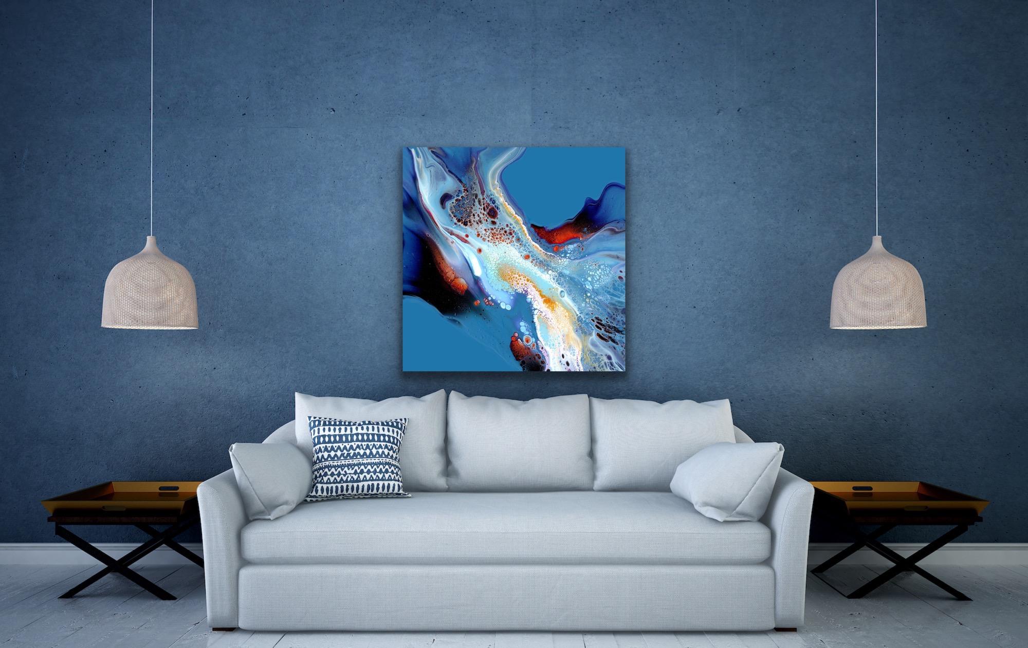 Abstract Painting, Large Indoor Outdoor Giclee Print, LE Signed by artist. For Sale 4