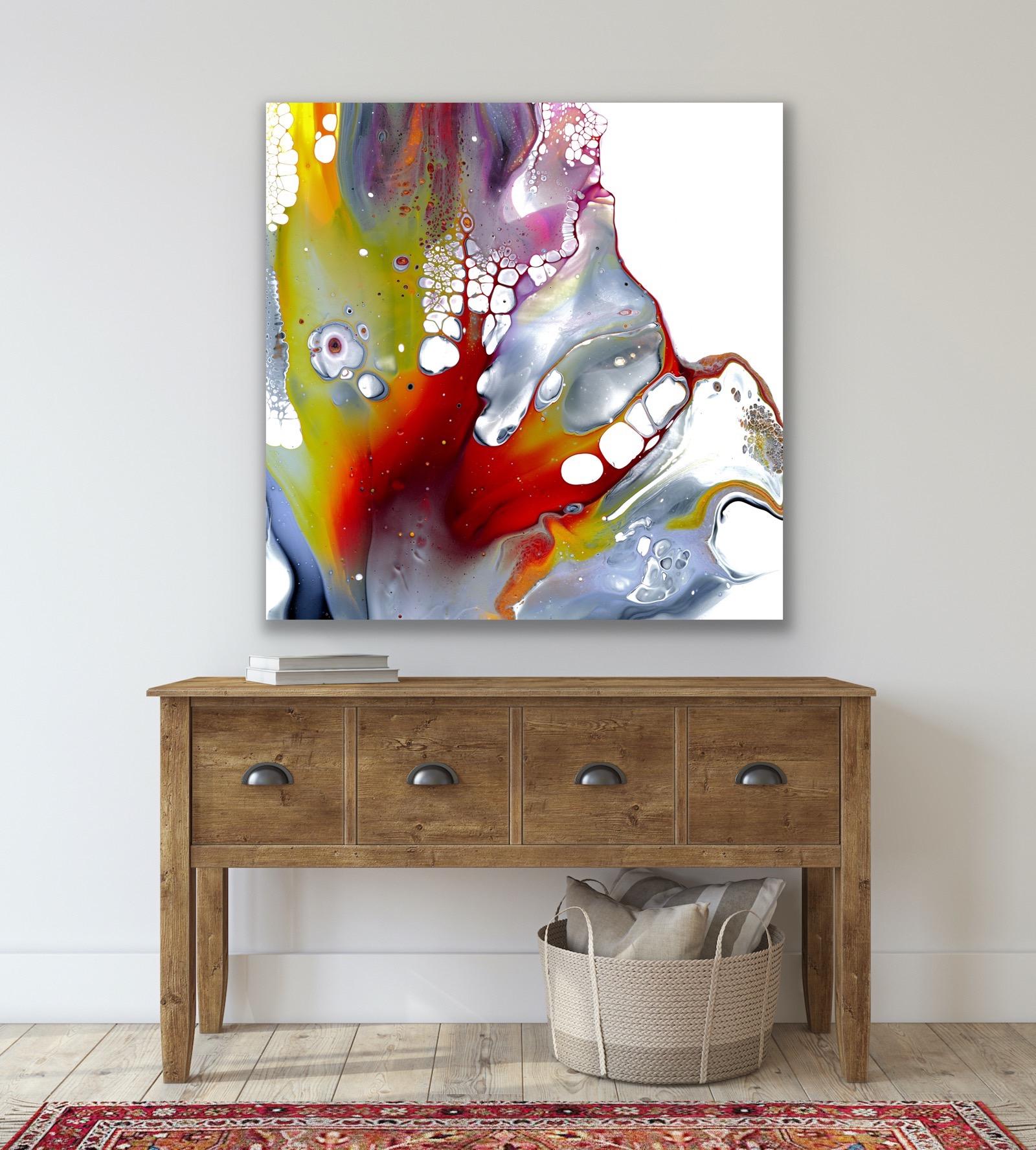 Contemporary Abstract Painting, Modern Giclee Print, LE Signed by Celeste Reiter For Sale 2