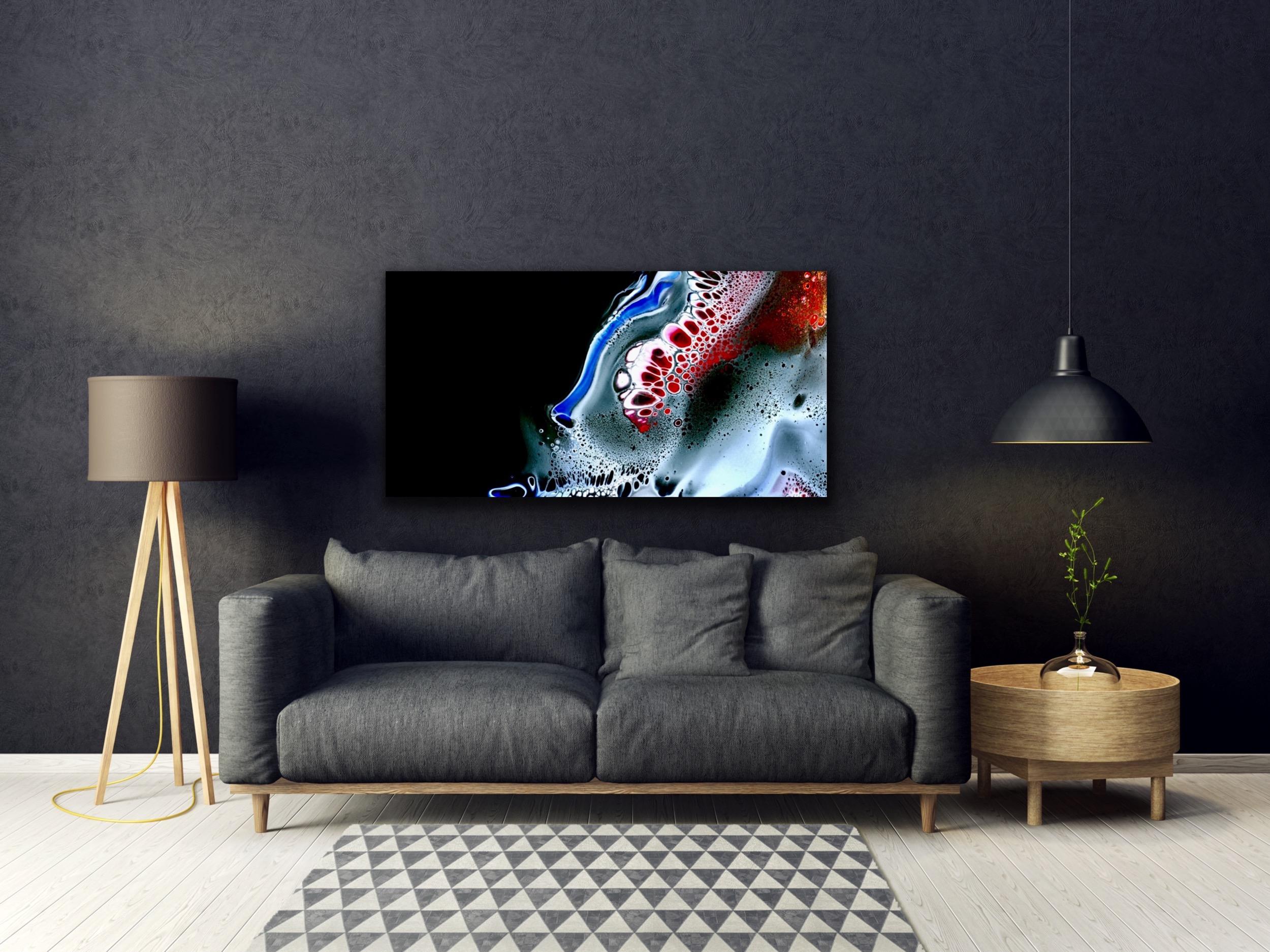 Contemporary Modern Abstract Painting, Giclee Print Art, LE Signed by artist. For Sale 1