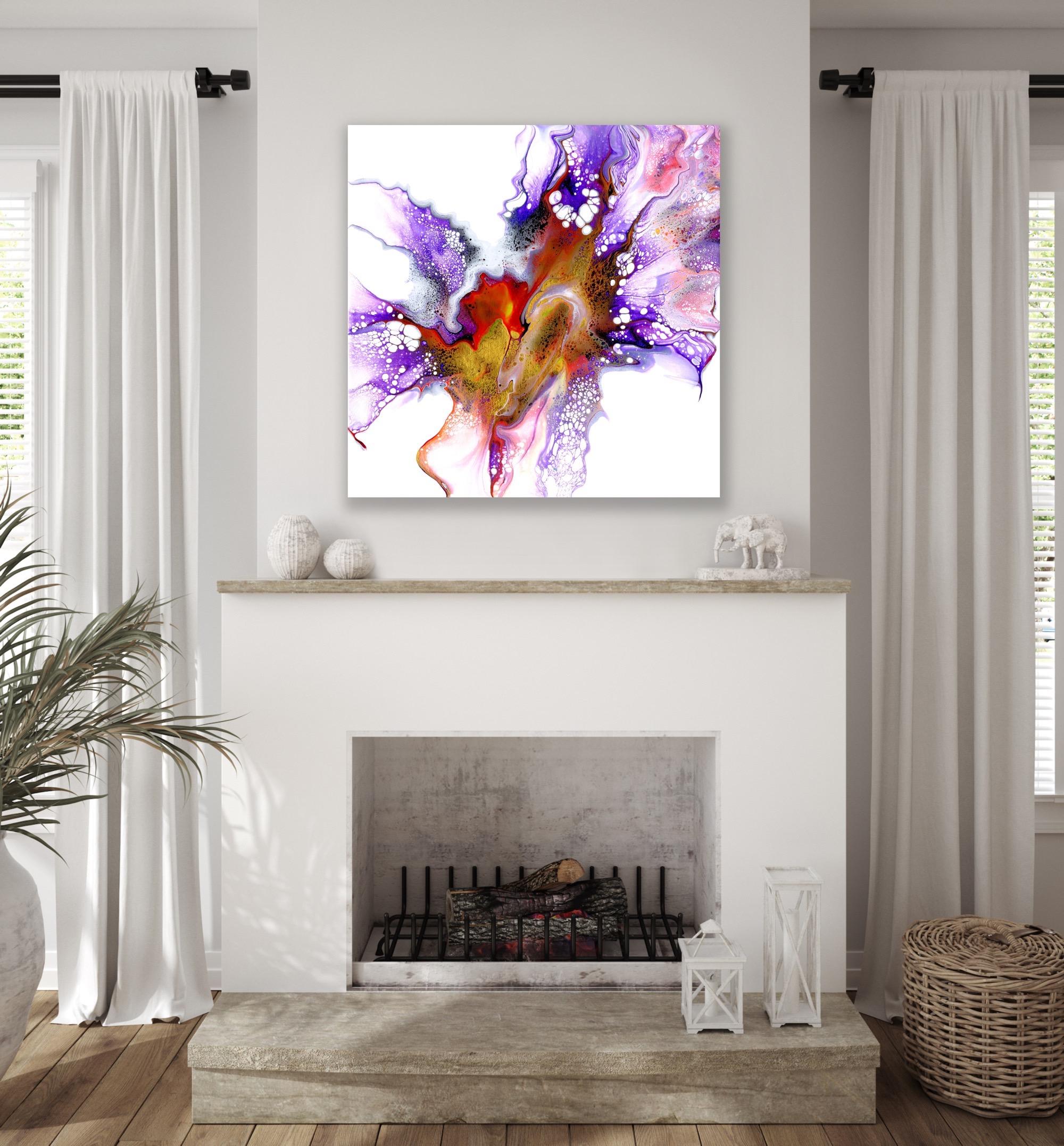 Contemporary Modern Abstract Painting, Large Giclee Print, LE Signed by artist. For Sale 3