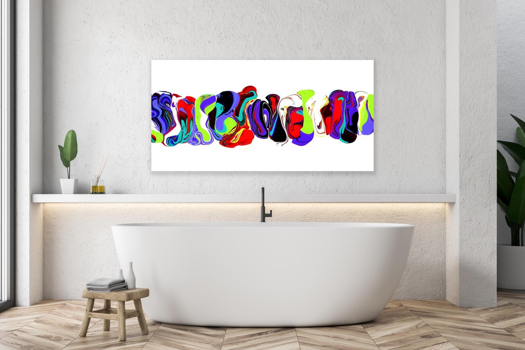 Contemporary Modern Art, Fluid Abstract Art, LE Print Signed by Celeste Reiter 7