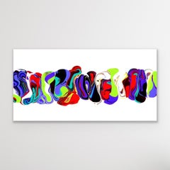 Contemporary Modern Art, Fluid Abstract Painting, LE Print Signed by artist.