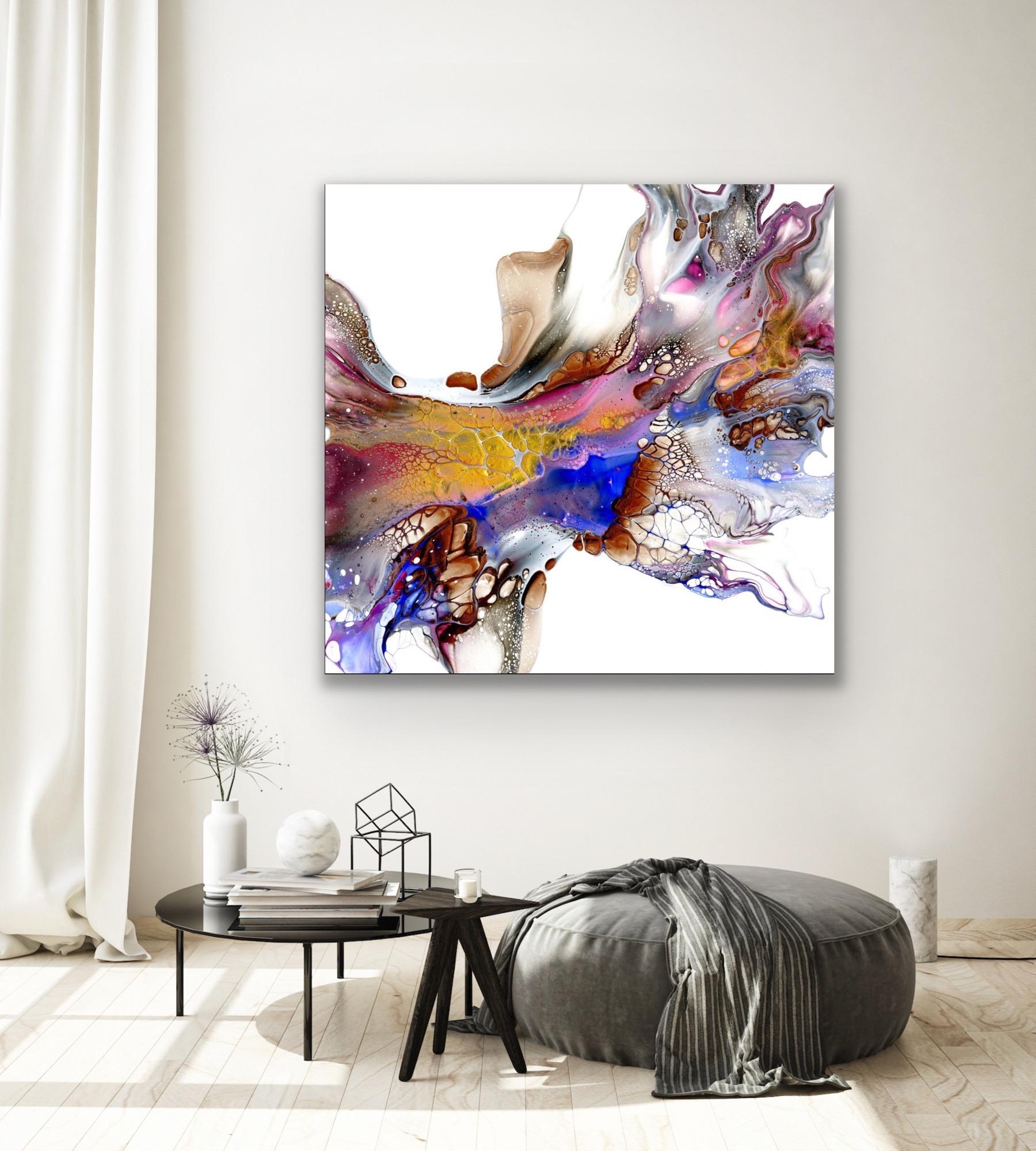Contemporary Modern Large Indoor Outdoor Giclee Print, LE Signed by artist. - Abstract Art by Celeste Reiter