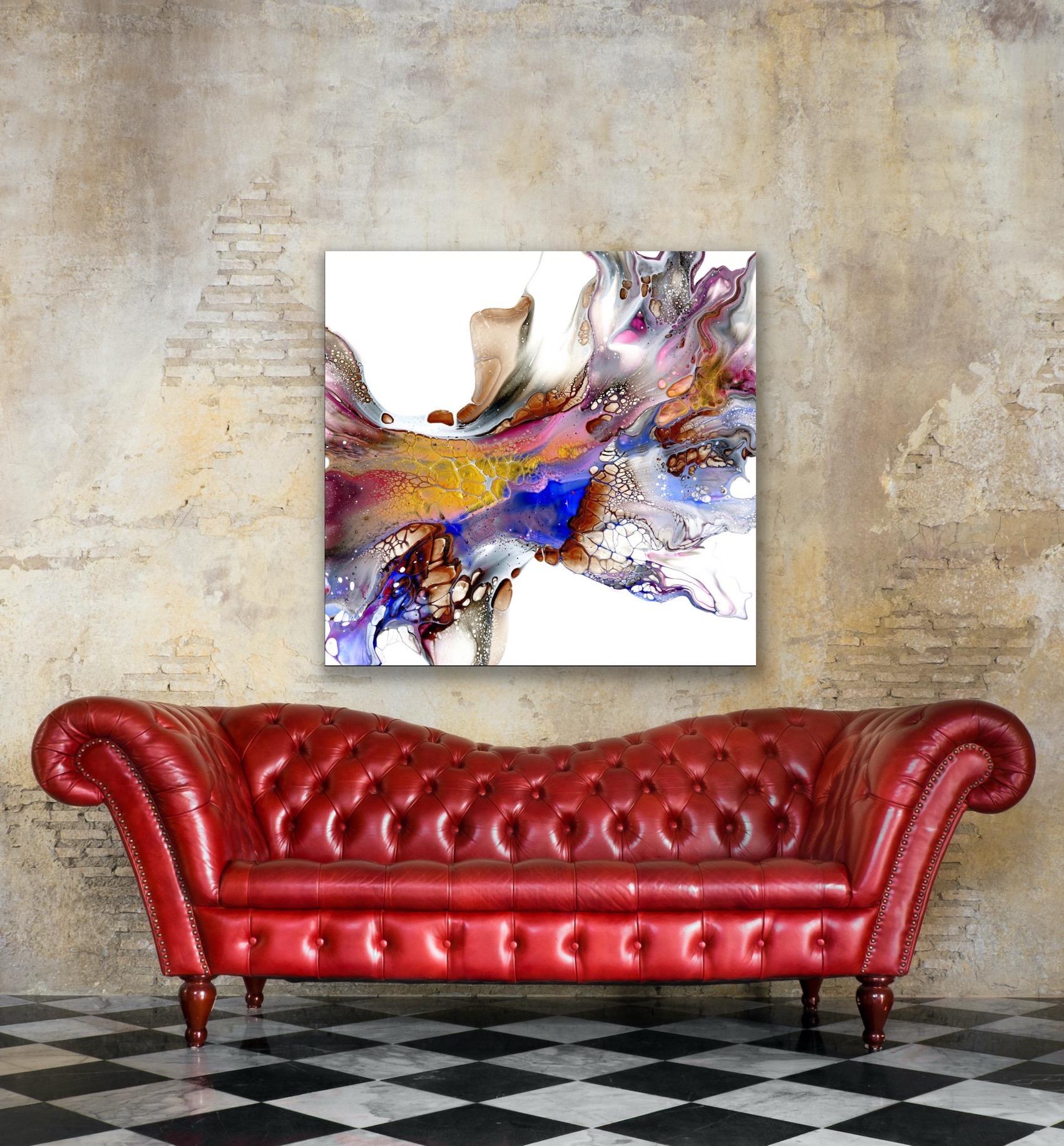 Contemporary Modern Large Indoor Outdoor Giclee Print, LE Signed by artist. For Sale 2