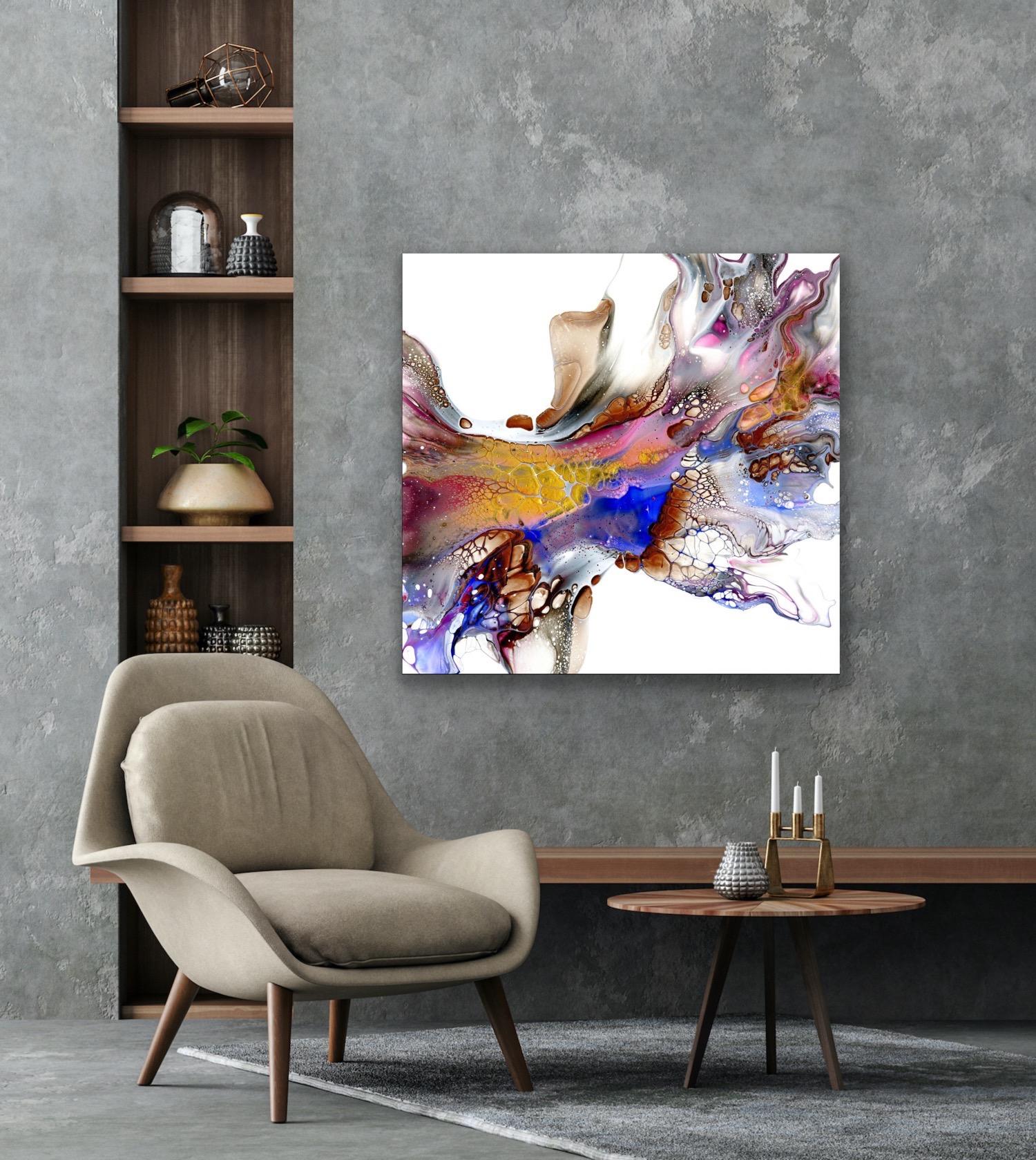 Contemporary Modern Large Indoor Outdoor Giclee Print, LE Signed by artist. For Sale 3