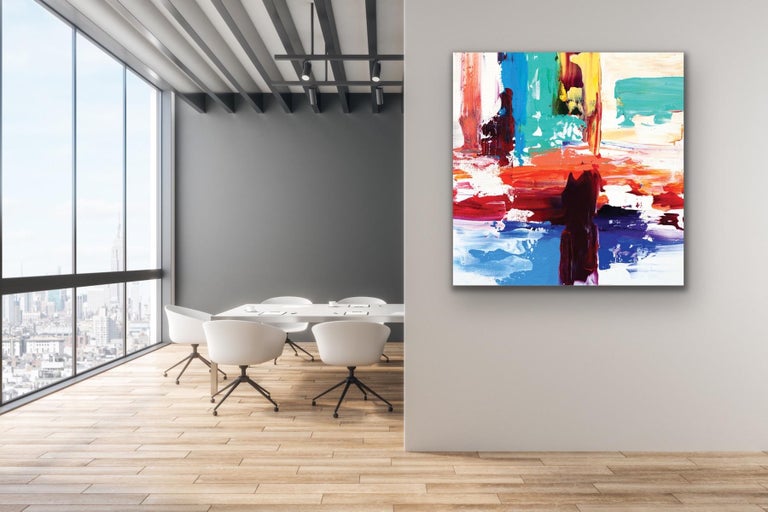 Contemporary Modern Print Art, Large Indoor Outdoor Giclee, Signed by Artist For Sale 1