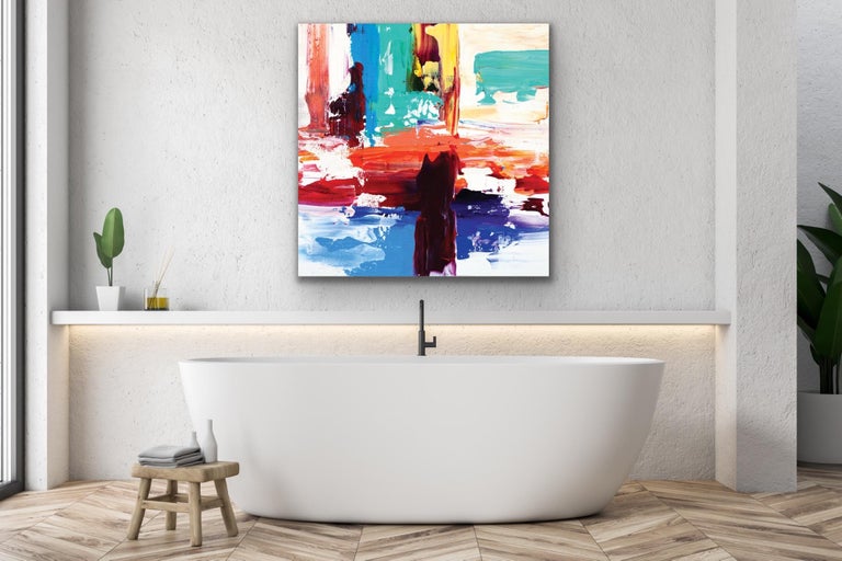 Contemporary Modern Print Art, Large Indoor Outdoor Giclee, Signed by Artist For Sale 2
