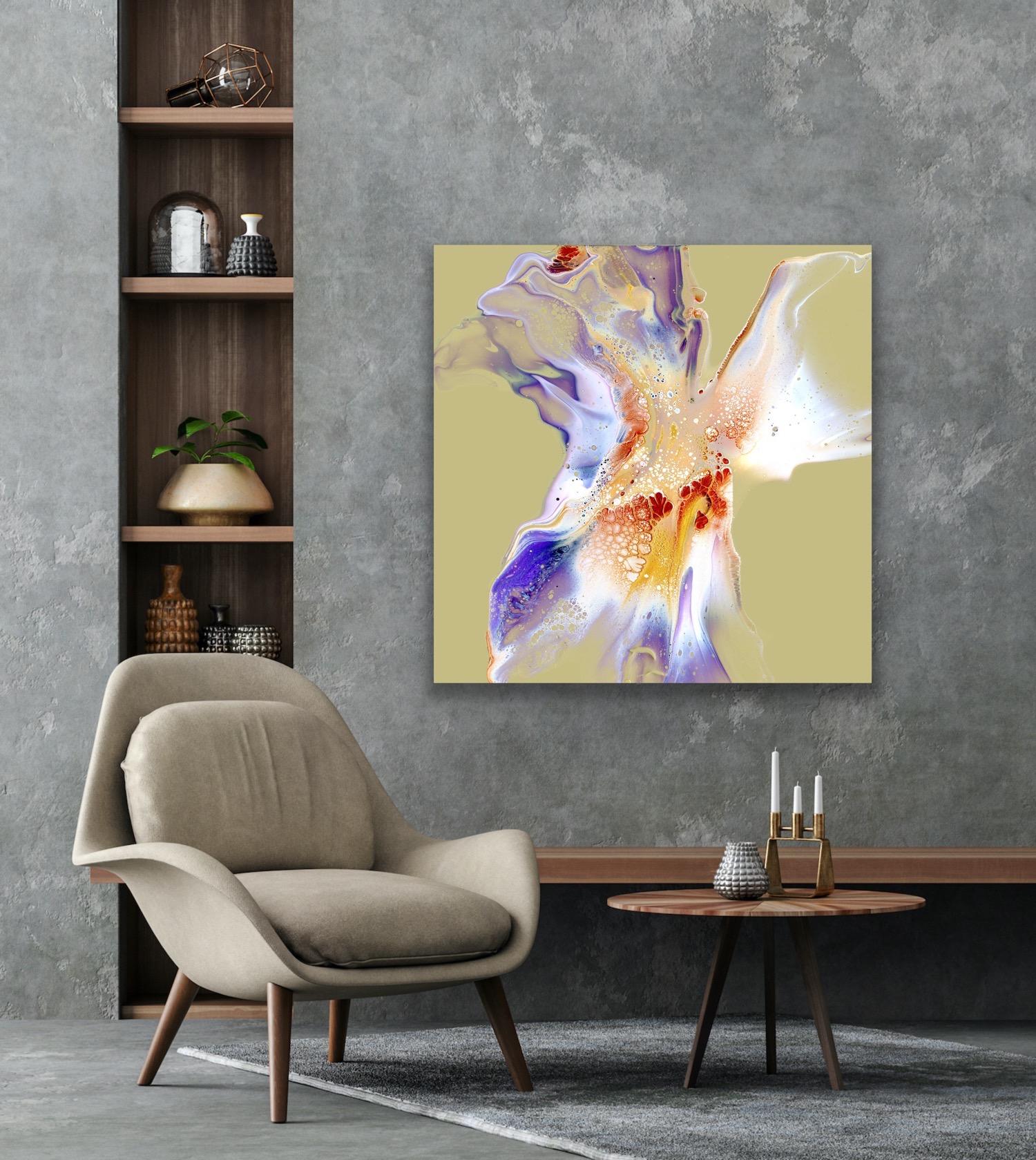 Modern Abstract Contemporary Painting, Large Giclee Print, LE Signed by artist. For Sale 1