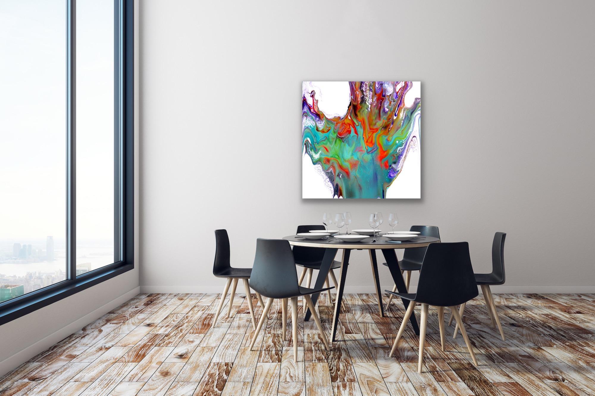 Contemporary Modern Abstract Giclee Print, Limited Edition Signed by artist. For Sale 3
