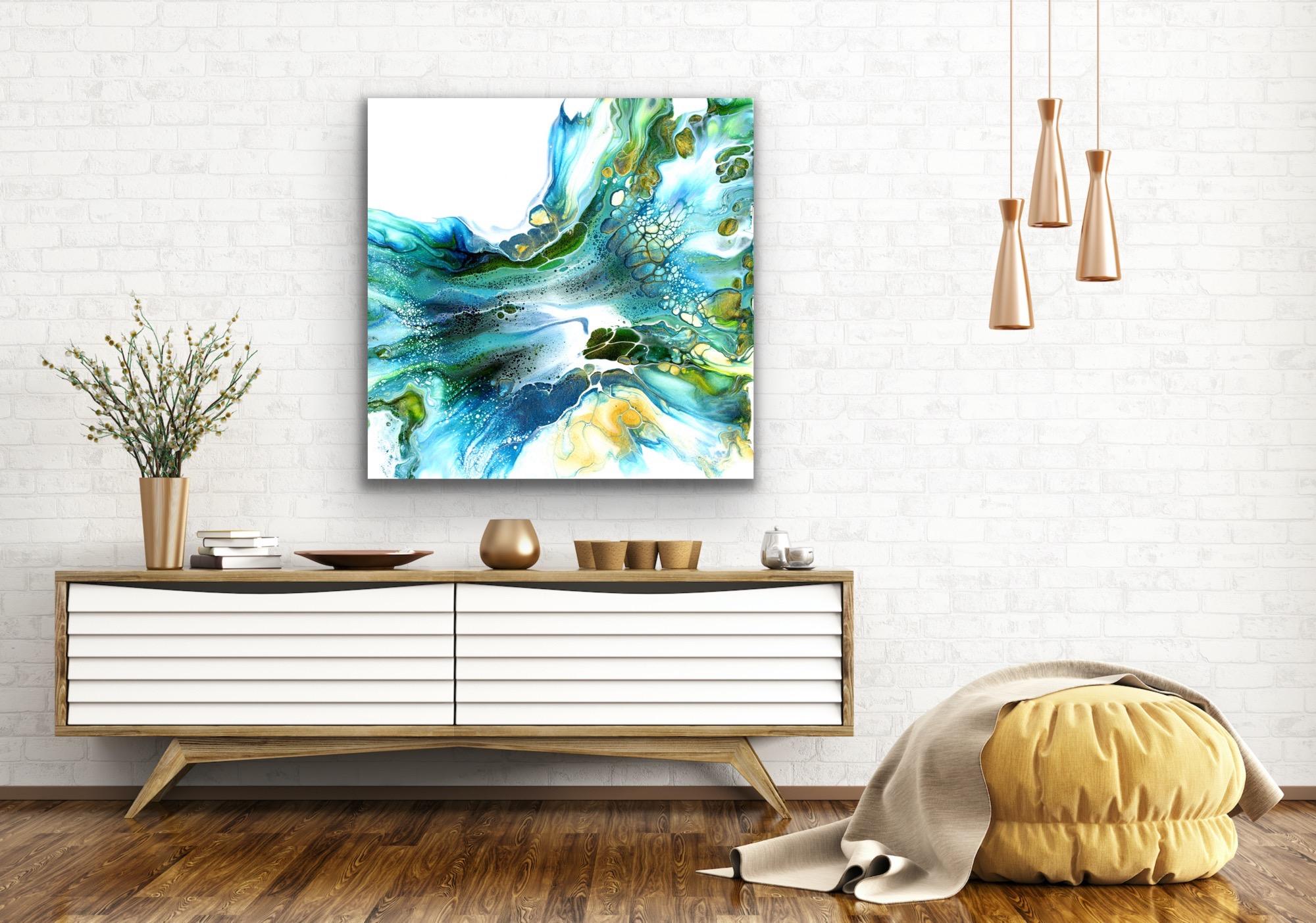 Modern Abstract Painting, Large Giclee Print, Limited Edition Signed by artist. For Sale 1