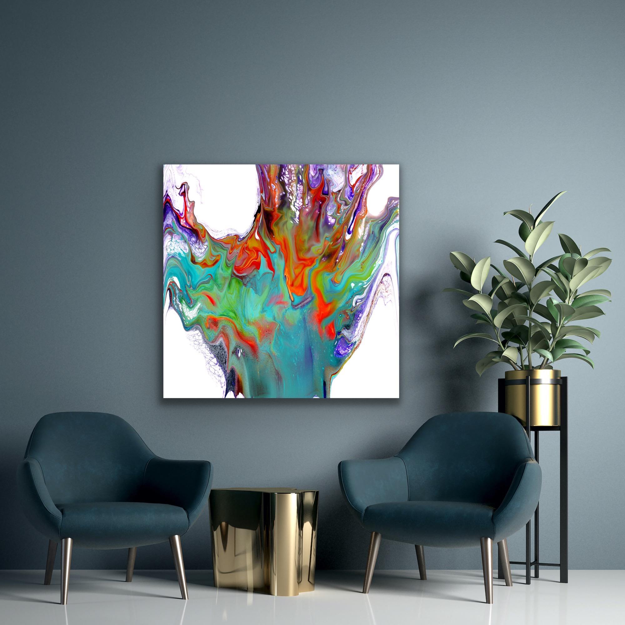 Contemporary Modern Abstract Giclee Print, Limited Edition Signed by artist. For Sale 5