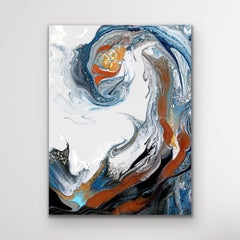 Modern Abstract Wave Inspired, Celeste Reiter, Signed Limited Edition Giclee’