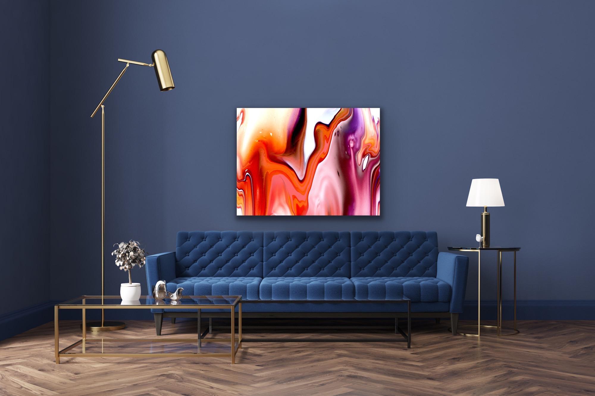 Modern Contemporary Abstract Painting, Celeste Reiter, Limited Edition Print For Sale 1