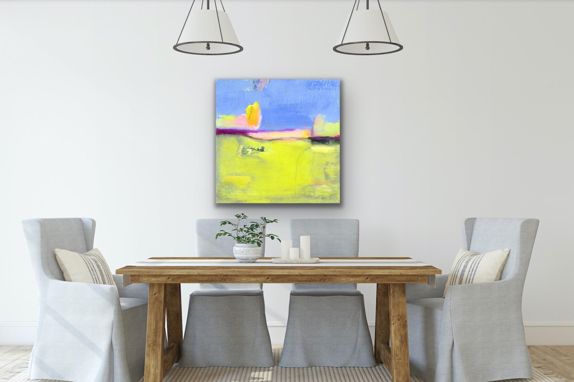 Modern Abstract Landscape Print Art, Limited Edition Giclee Signed by Artist For Sale 3