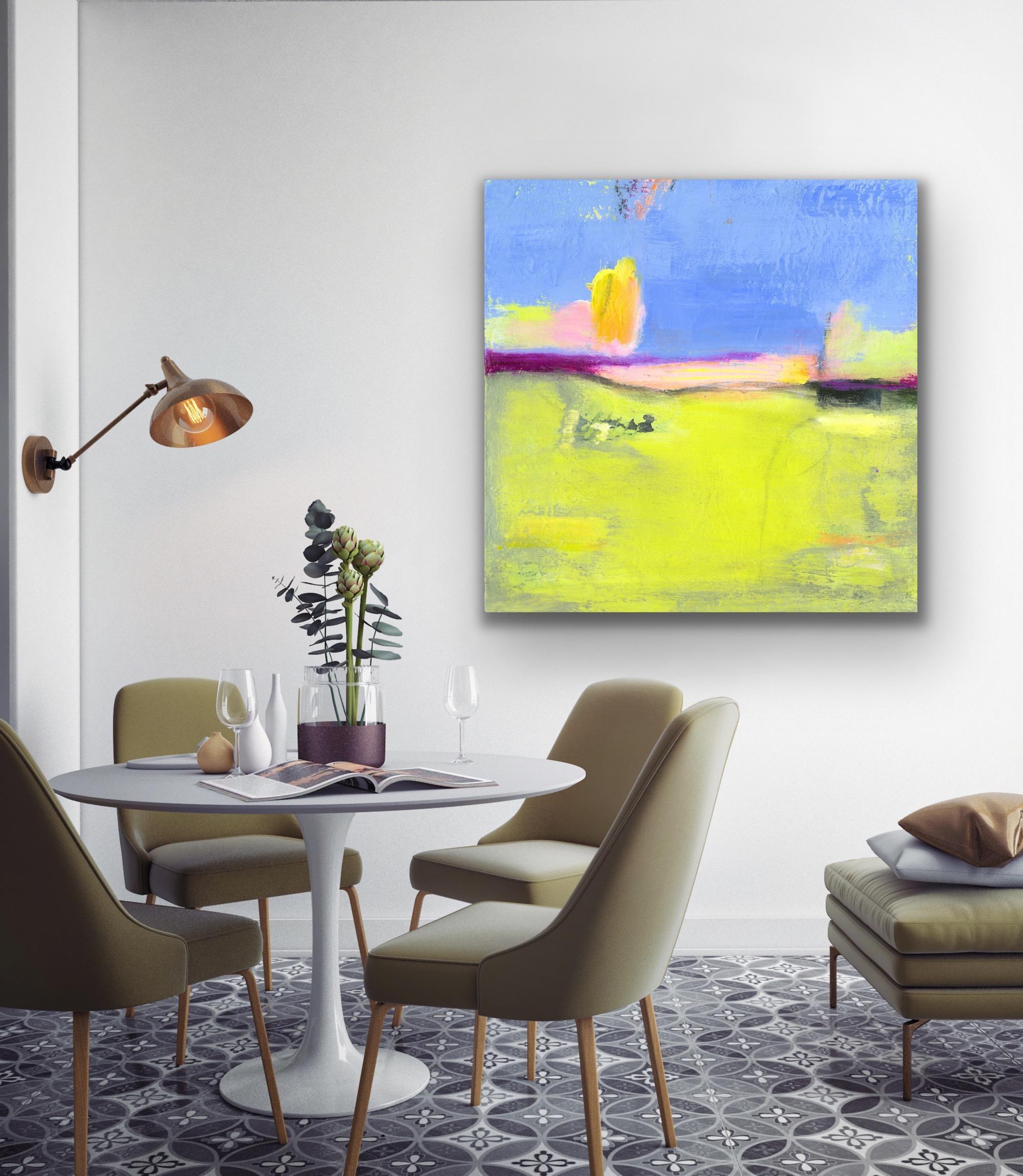 Modern Abstract Landscape Print Art, Limited Edition Giclee Signed by Artist For Sale 4
