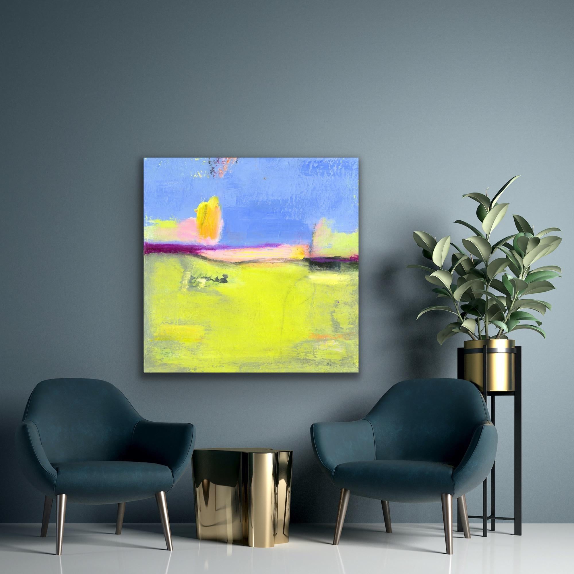Modern Abstract Landscape Print Art, Limited Edition Giclee Signed by Artist For Sale 5