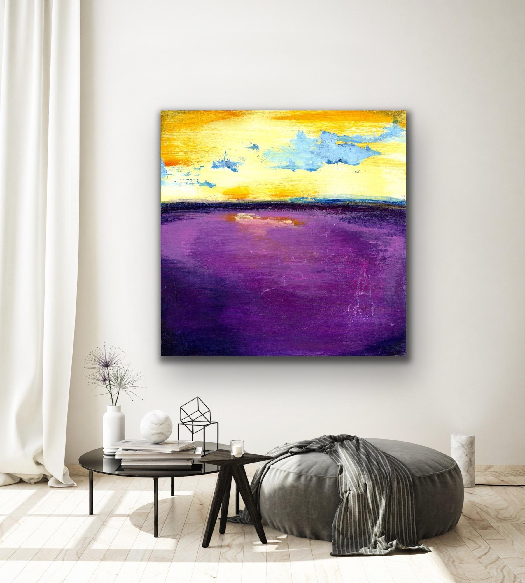 Modern Wall Print Art, Abstract Ocean Landscape Giclee, Limited Edition Signed For Sale 5