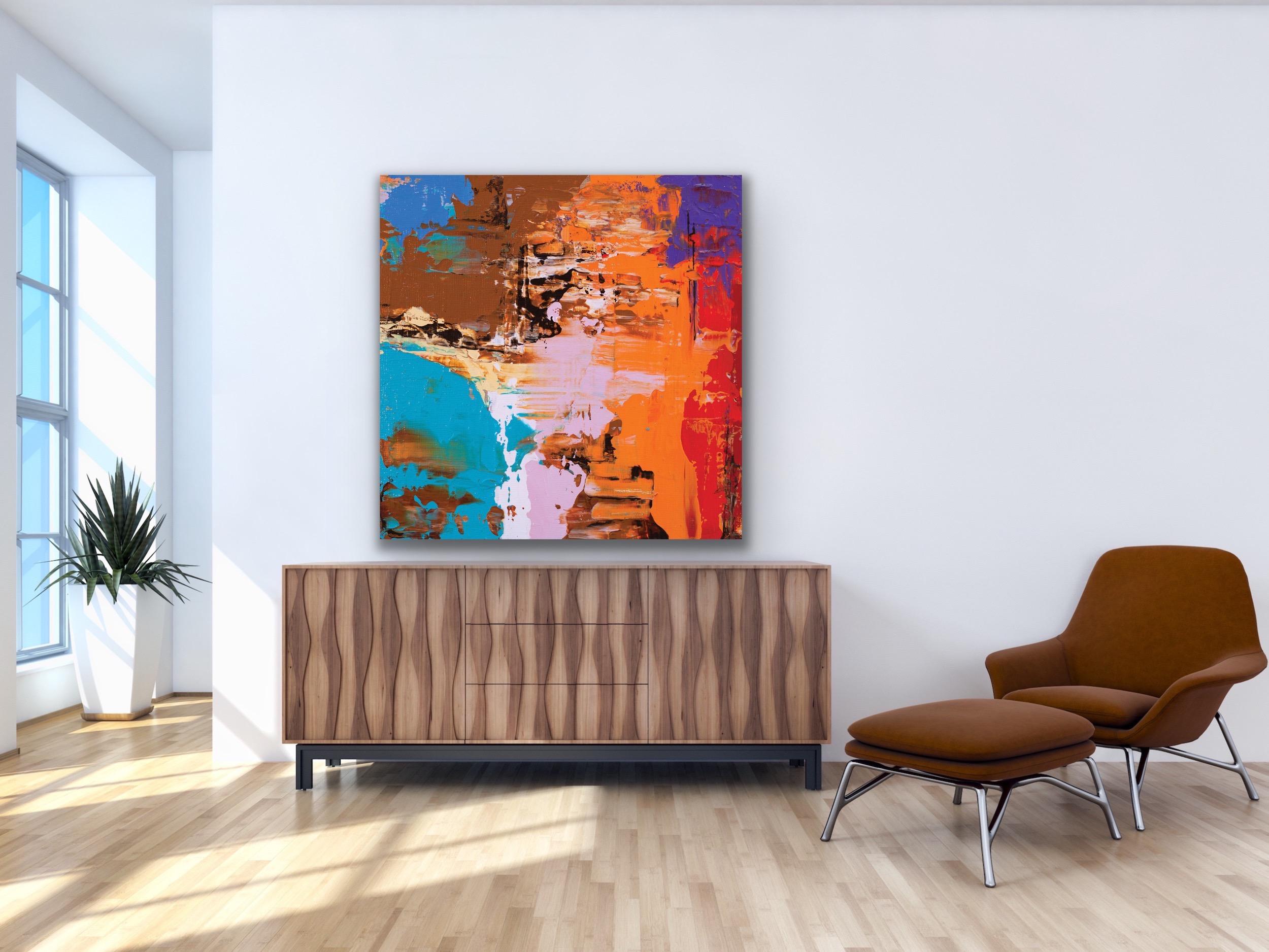 Modern Wall Art, Contemporary Large Indoor Outdoor Giclee Print, LE Signed For Sale 4