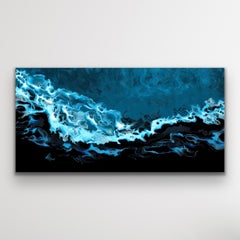 Contemporary Modern Abstract Ocean Wave Inspired, LE Giclee Signed by artist.
