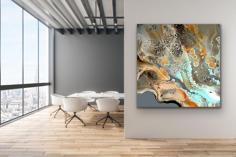 Contemporary Modern, Large Indoor Outdoor Giclee Print, LE Signed by artist. For Sale 2