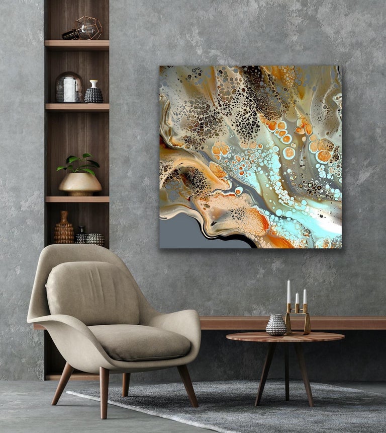 Contemporary Modern, Large Indoor Outdoor Giclee Print, LE Signed by artist. For Sale 3