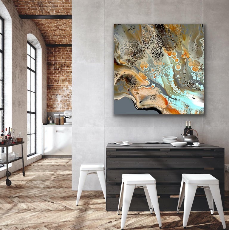 Contemporary Modern, Large Indoor Outdoor Giclee Print, LE Signed by artist. For Sale 4